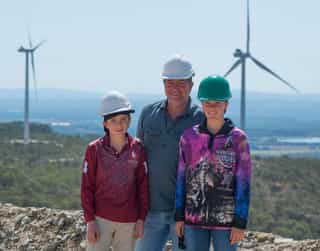  Wind farm open day draws a crowd at Mount Emerald